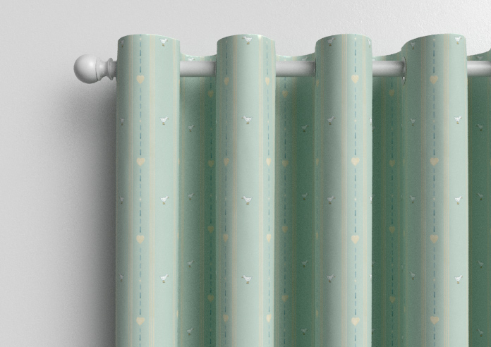 Puddle Down, Duck Stripe Egg - Made to Measure Curtains - Image 12